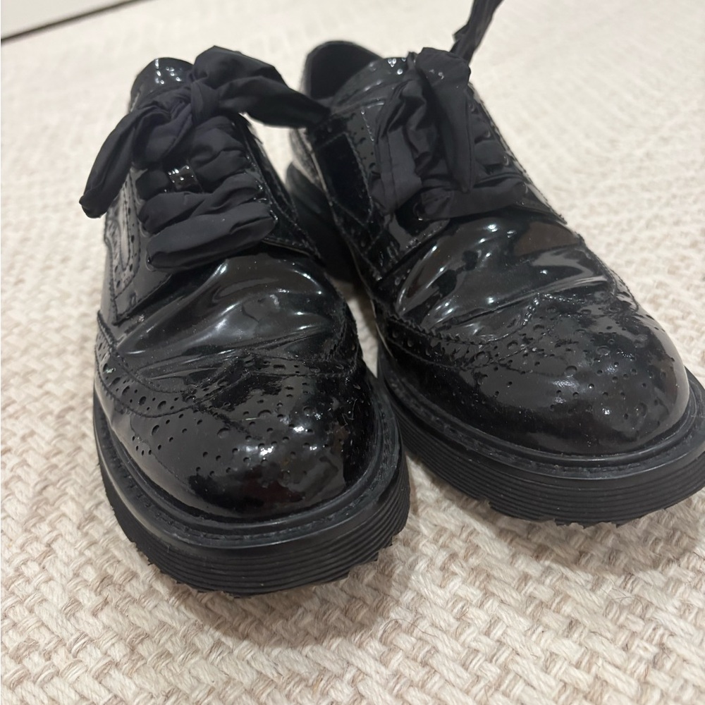 Prada Black Patent Leather Shoes - image 2